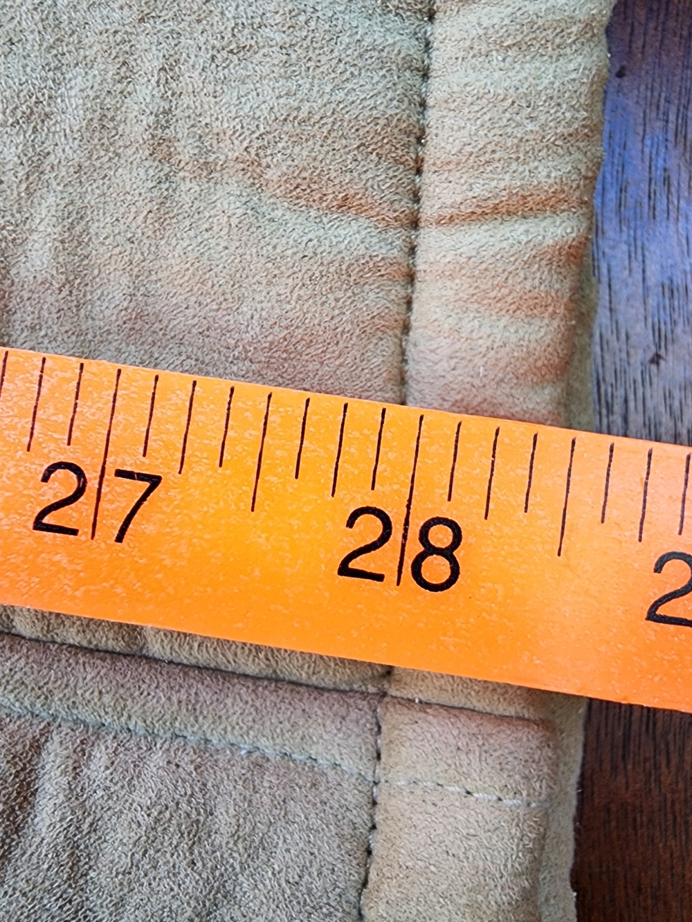 Vintage DKNY Faux Suede Shearling Toggle Duffle Coat Jacket Beige [M] - Picture 12 of 12
